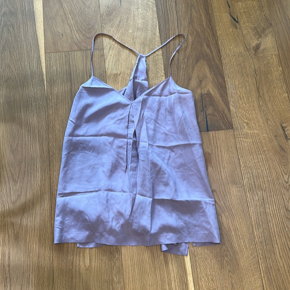 J.Crew. XL. Pink/purple top. Like new but tag cut out because it made shirt